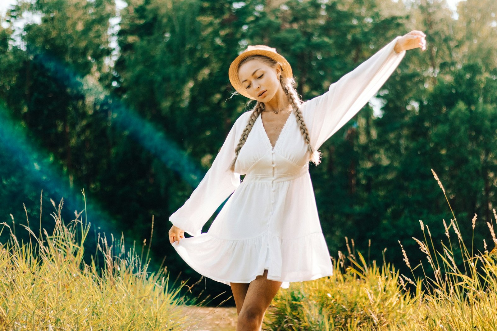 white dress for women