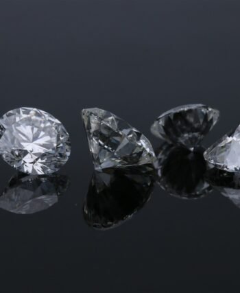 diamonds on black surface